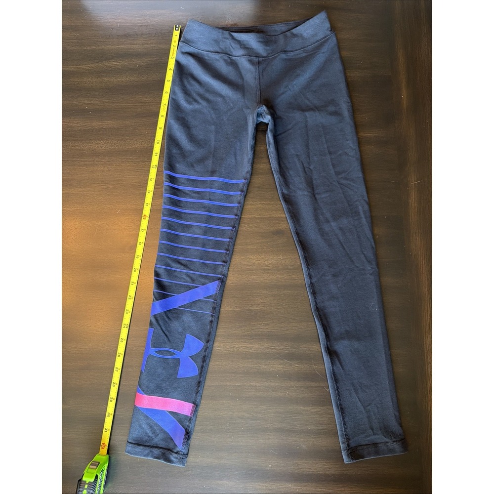 Under Armour Girls Active Leggings Youth Size Med Active Wear Sports NWOT